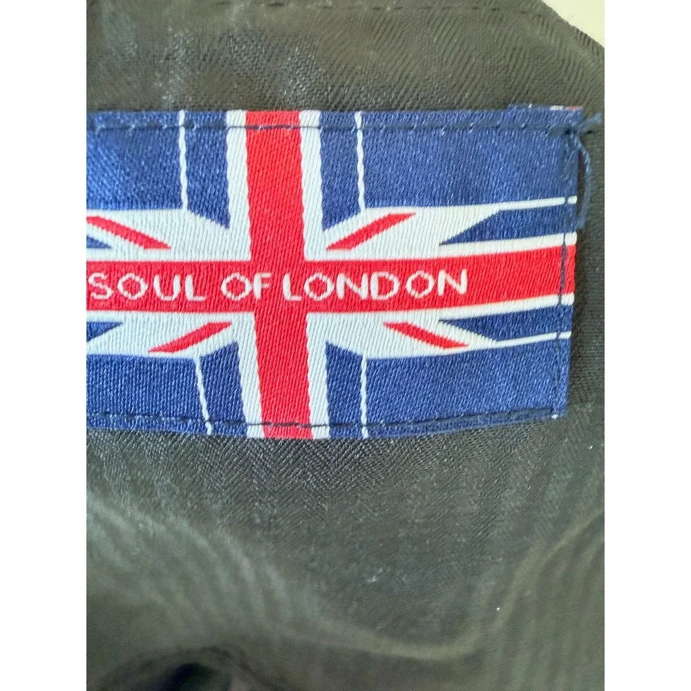 Soul of London Mens Grey Dress Pants  Tailored Trousers Heather Grey 37R